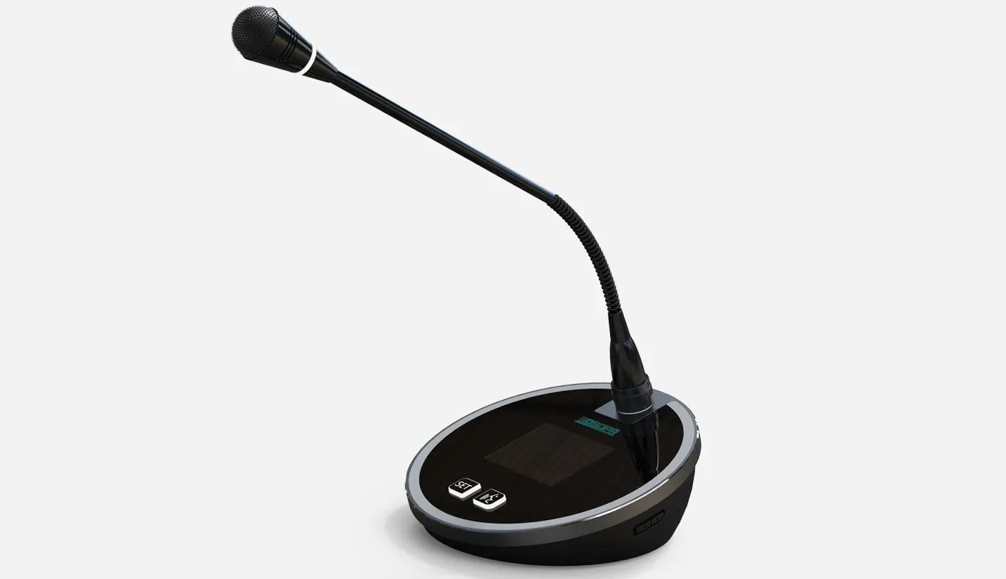 Chargeable Wireless Desktop microphone with Type-C