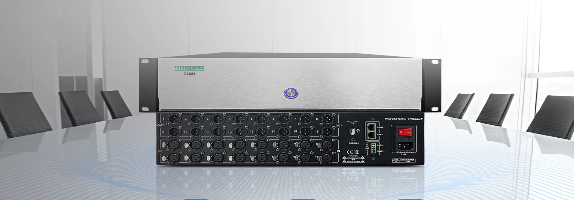 Immersive Panoramic Audio System Solution For Conference Hall and Lecture Hall D6686