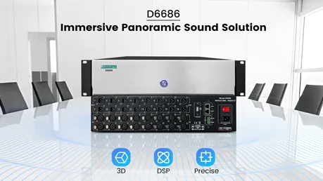 Immersive Panoramic Audio System Solution For Conference Hall and Lecture Hall D6686