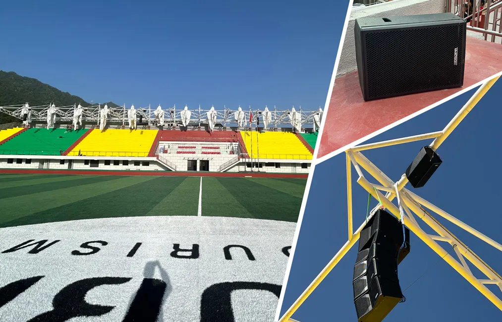Pro Sound System for Liuba Public Sports Center, Shaanxi, China