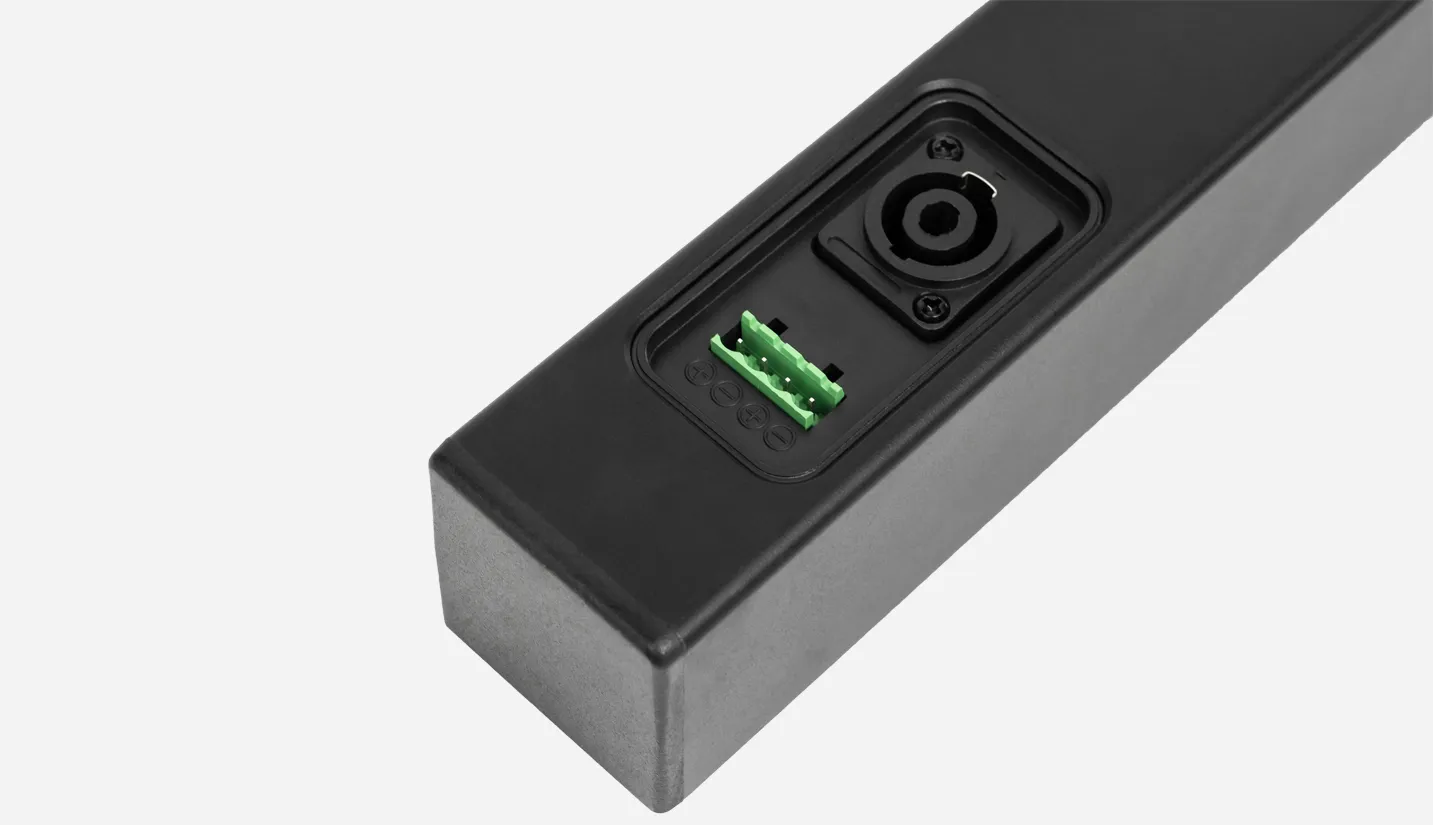 50w professional conference column speaker with racetrack speaker driver