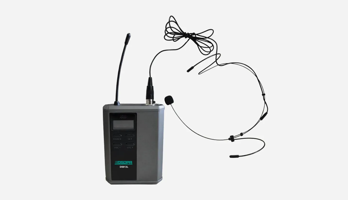 Wireless Headworn Rechargeable Microphone