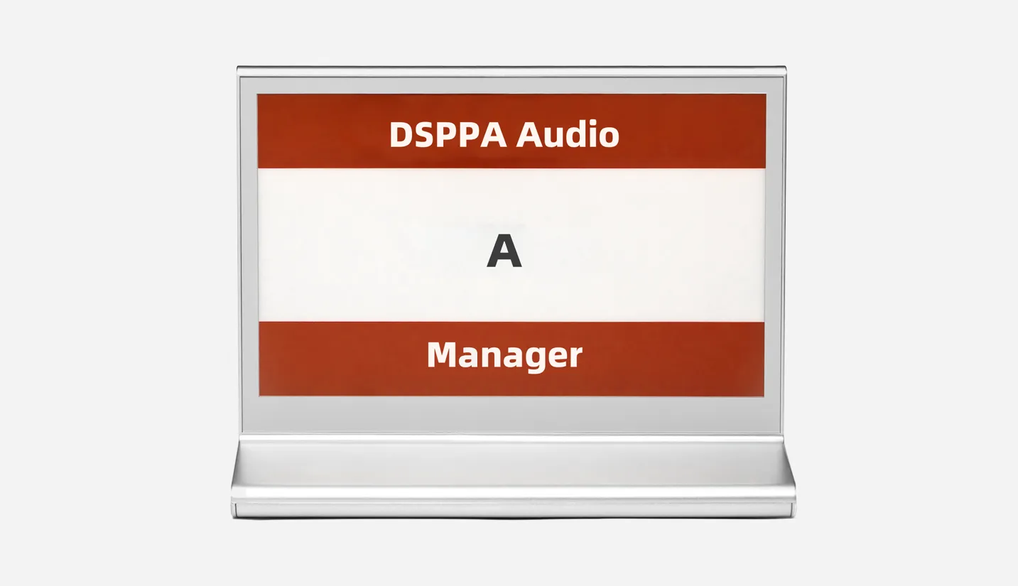 7.5 Inch Double-Sided Tricolor E-Ink Screen Meeting Nameplate