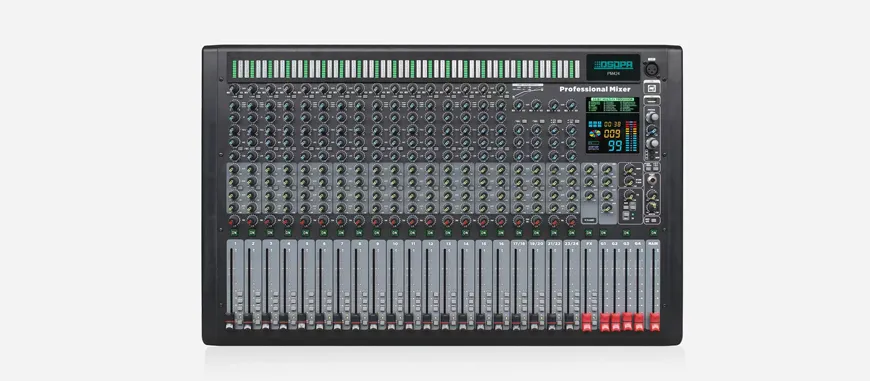 24-Channel 4-Group Bus Mixing Console