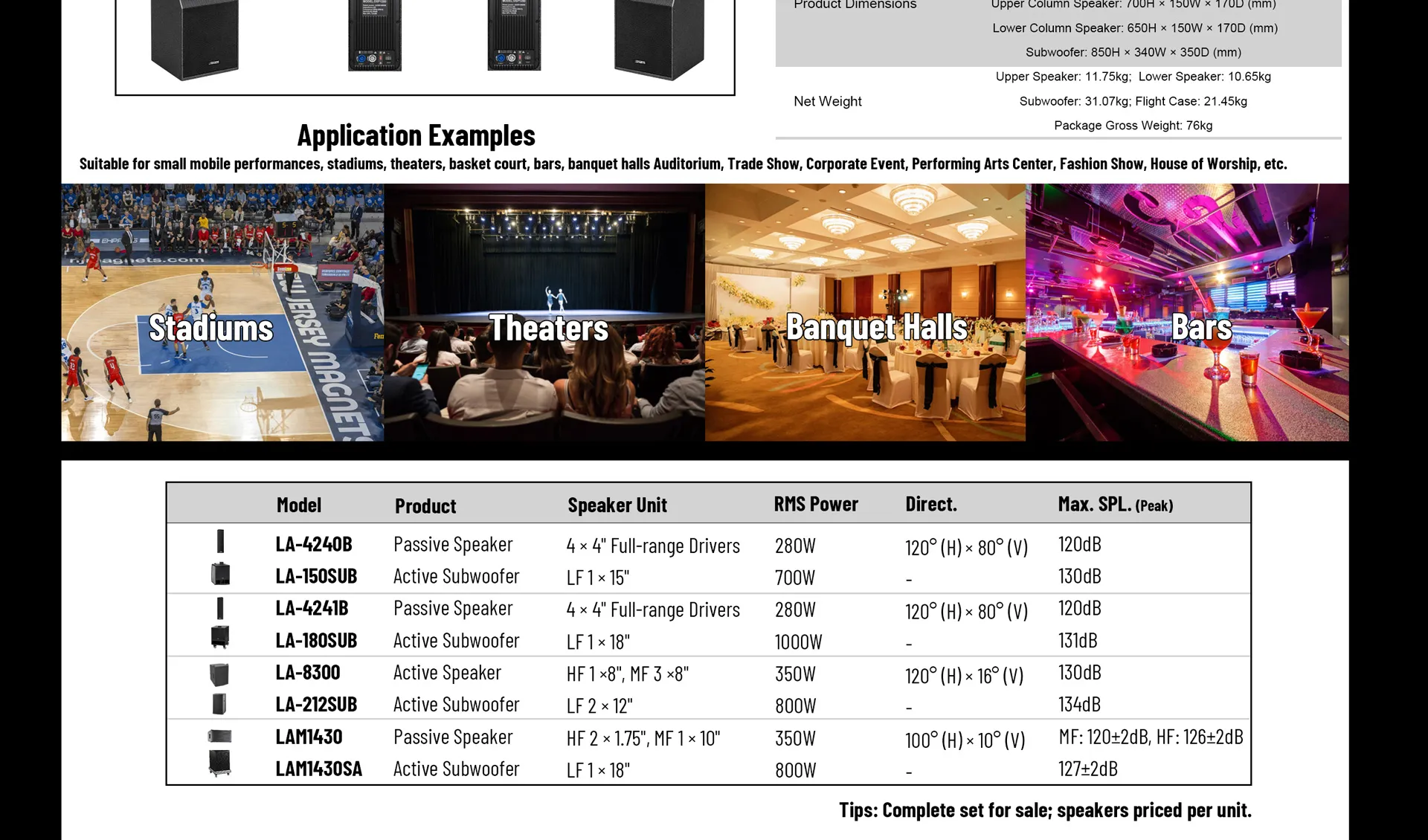 1600W Professional Active Line Array Speaker System