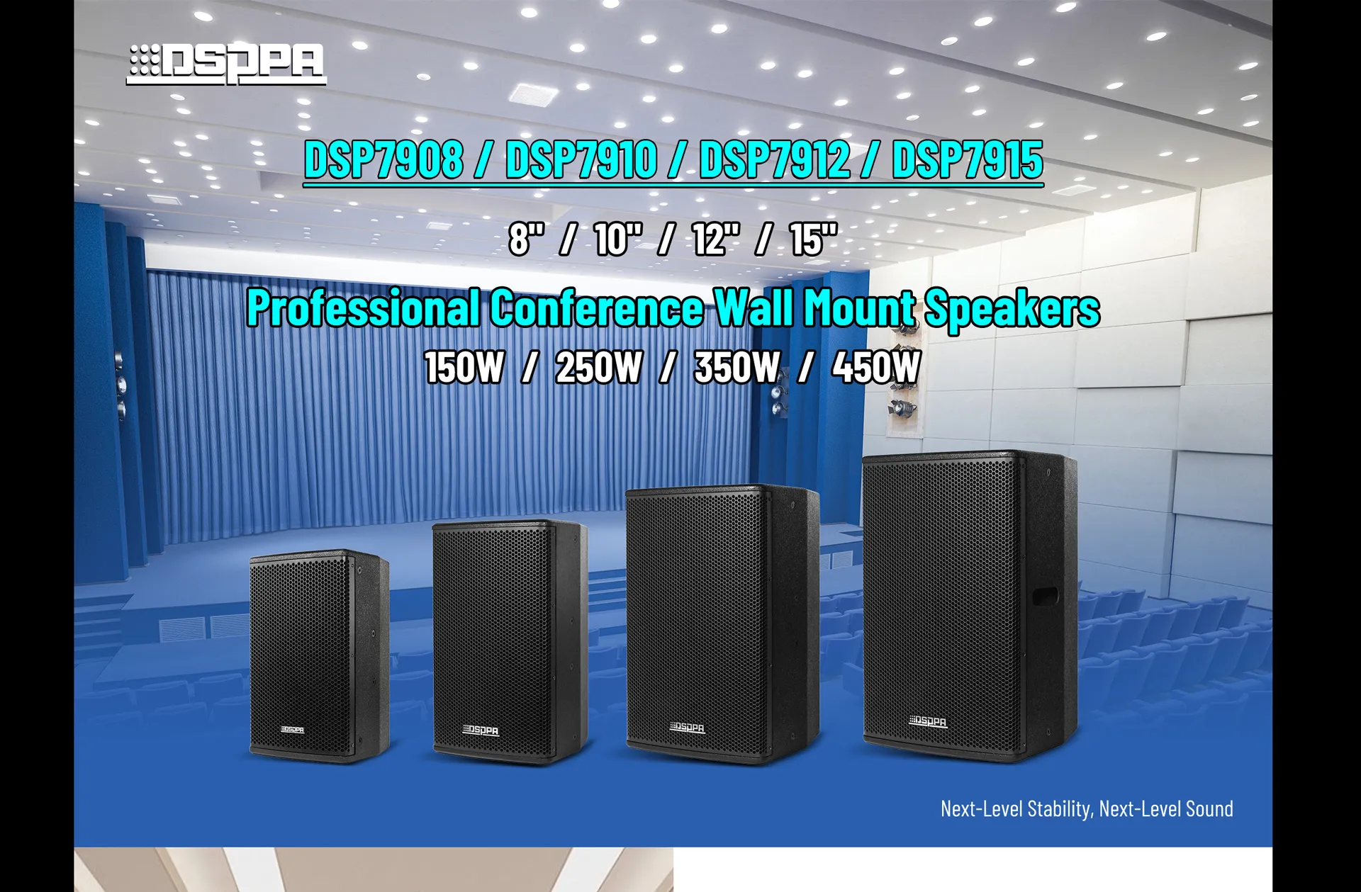 8Ω 150W Professional Conference Speaker