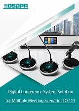 Digital Conference System Solution for Multiple Meeting Scenarios D7111