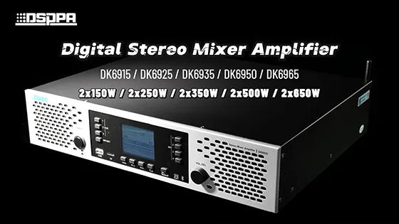 Series All-In-One Digital Stereo Mixer Amplifier DK6915