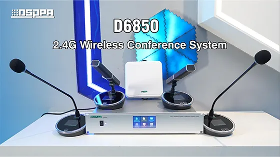 DSPPA | D6850 2.4G Wireless Digital Conference System