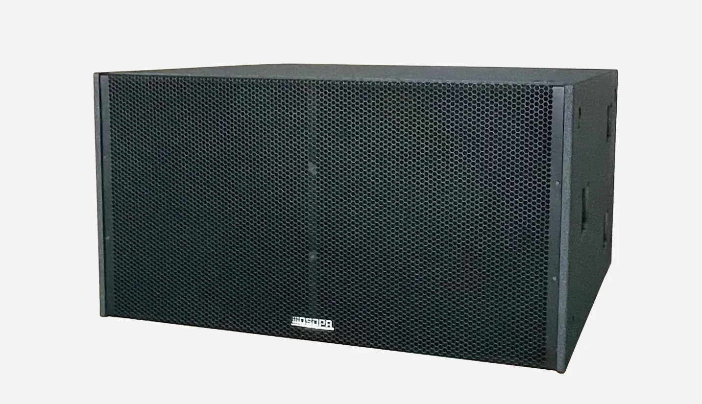 Dual 18 Inch 1200W High Power Woofer Professional Bass Subwoofer Speaker