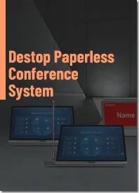 Download the D7615PDX Desktop Paperless Conference System Brochure