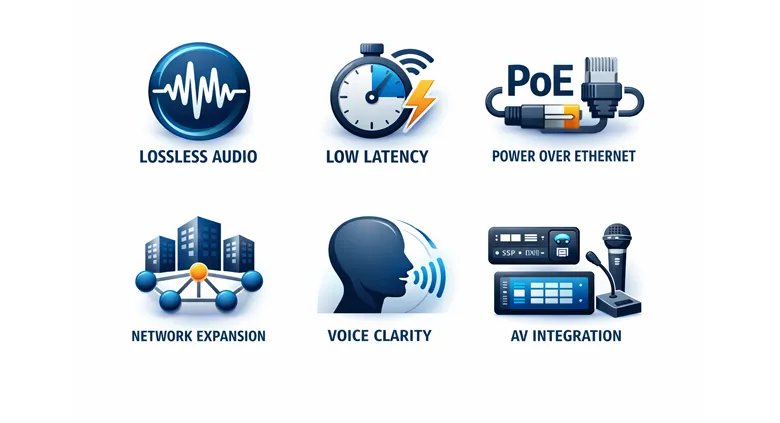 Dante Audio Conference Speaker