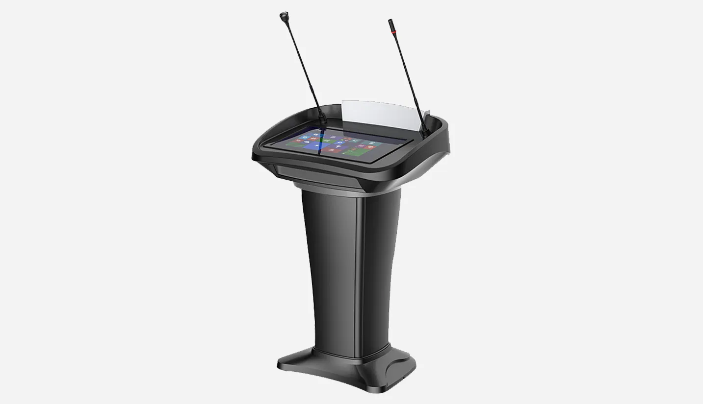Smart Digital Podium with 21.5'' Touch Screen | Interactive Multimedia Lectern