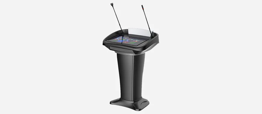 Smart Digital Podium with 21.5'' Touch Screen | Interactive Multimedia Lectern