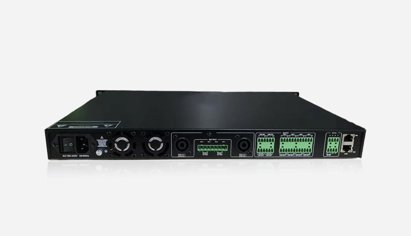 Multi-Function Network DSP Digital Power Amplifier