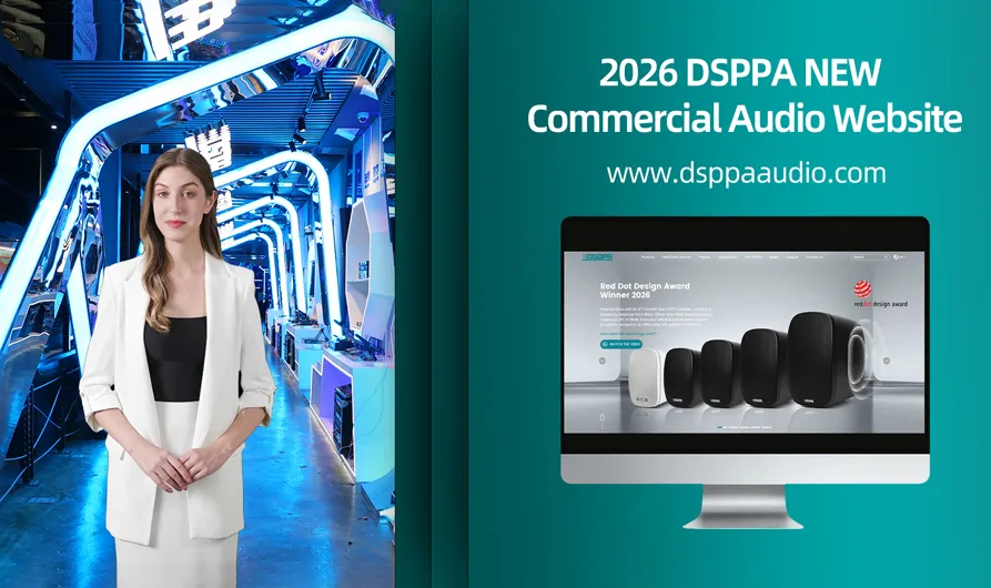 DSPPA | Launches New Commercial Audio Website to Expand Its Professional Audio Ecosystem