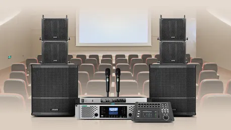 Small Line Array Speaker System Solution for Small Lecture Halls CM1608 LA1230S LA-6300