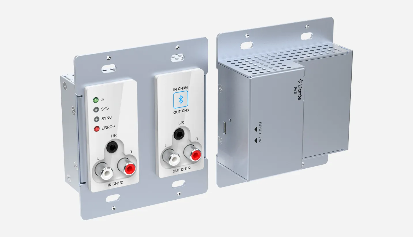 4×3 Bluetooth Panel with Dante AES67