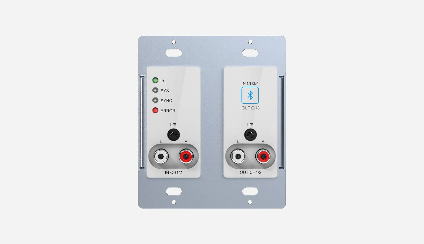 4×3 Bluetooth Panel with Dante AES67