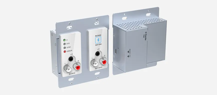 4×3 Bluetooth Panel with Dante AES67