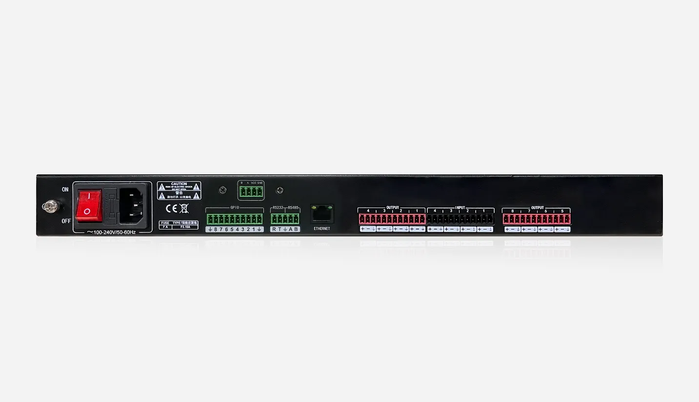 4x8 Professional Audio Processor