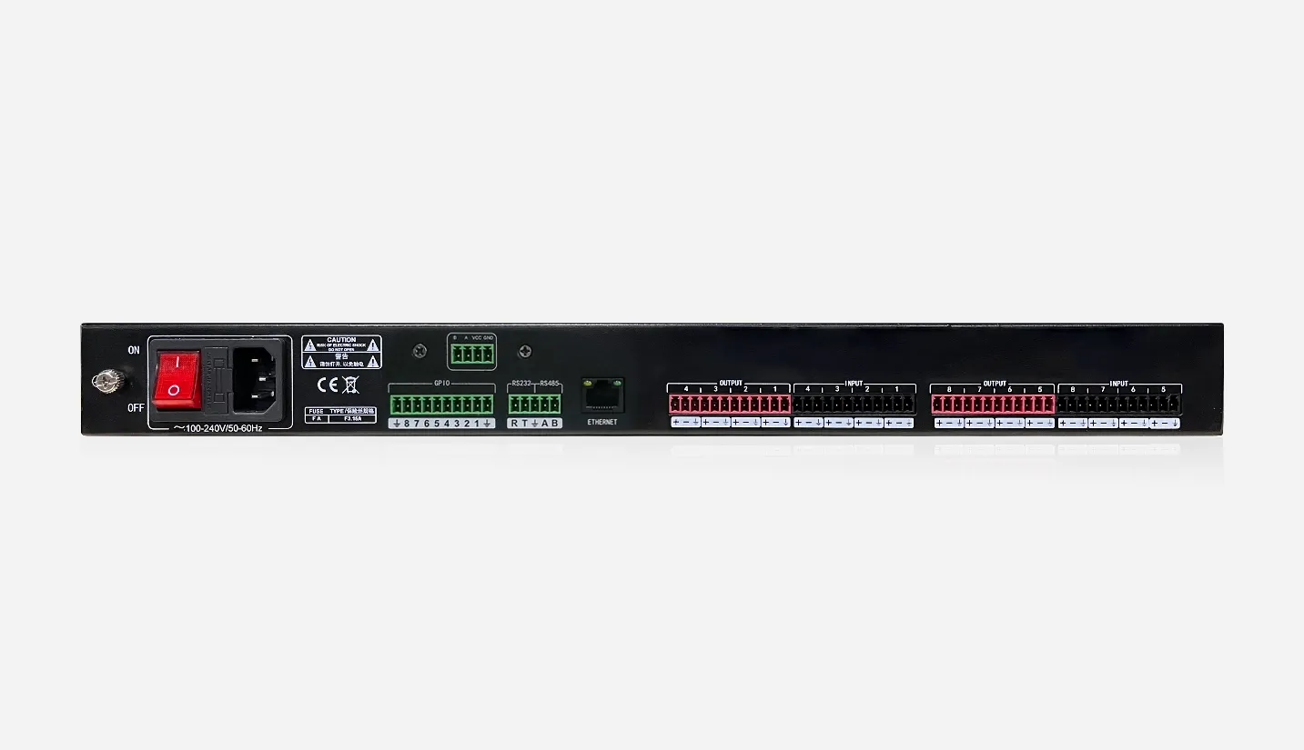 8x8 Professional Audio Processor