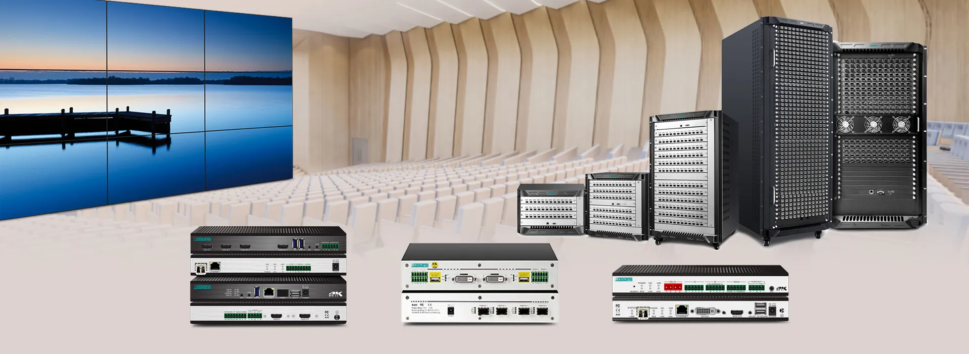 2K 4K Distributed KVM Visualized Management Solution