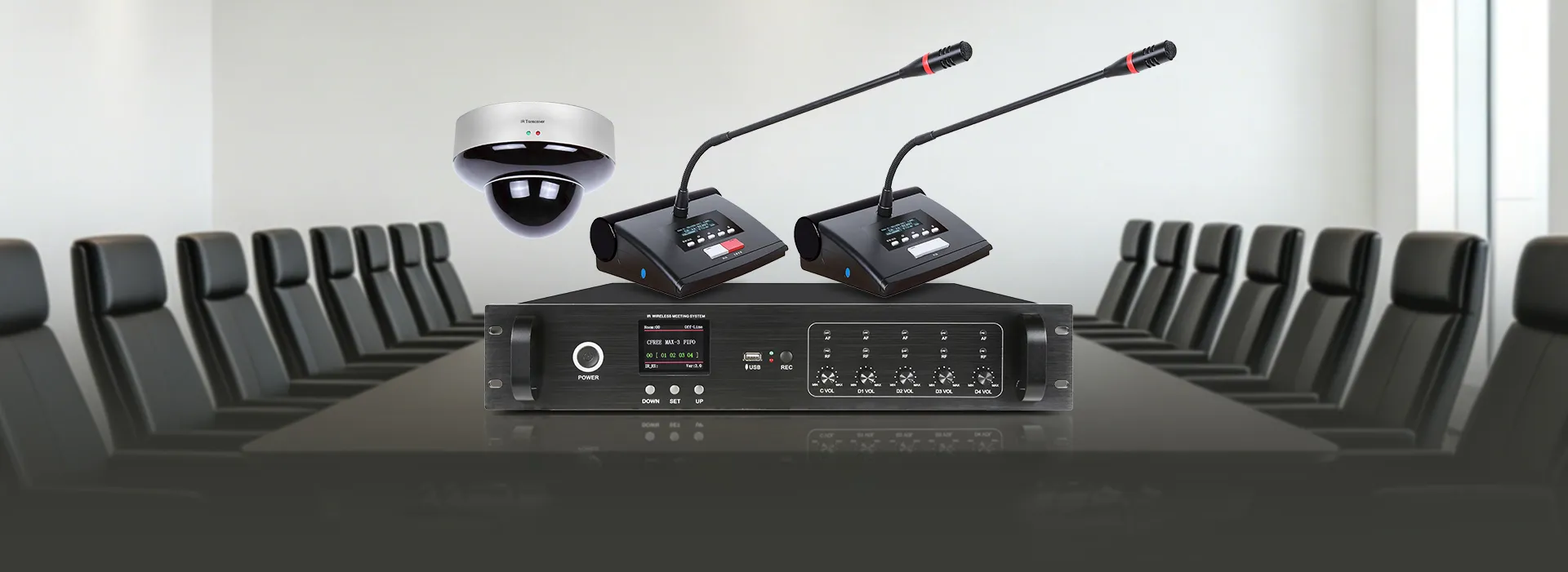Infrared Wireless Conference System Solution for Conference Room D6701