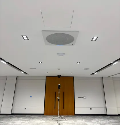 Intelligent AV Upgrade with Ceiling Array Microphone System for Basamh Group, Saudi Arabia