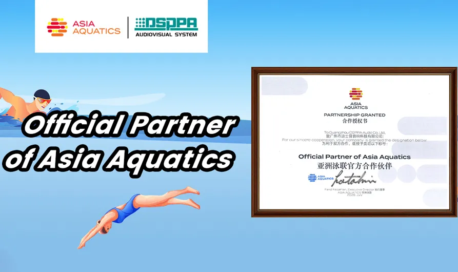DSPPA | Becomes Official Partner of Asia Aquatics, Ushering in New Stage of Asian Aquatic Sports Cooperation