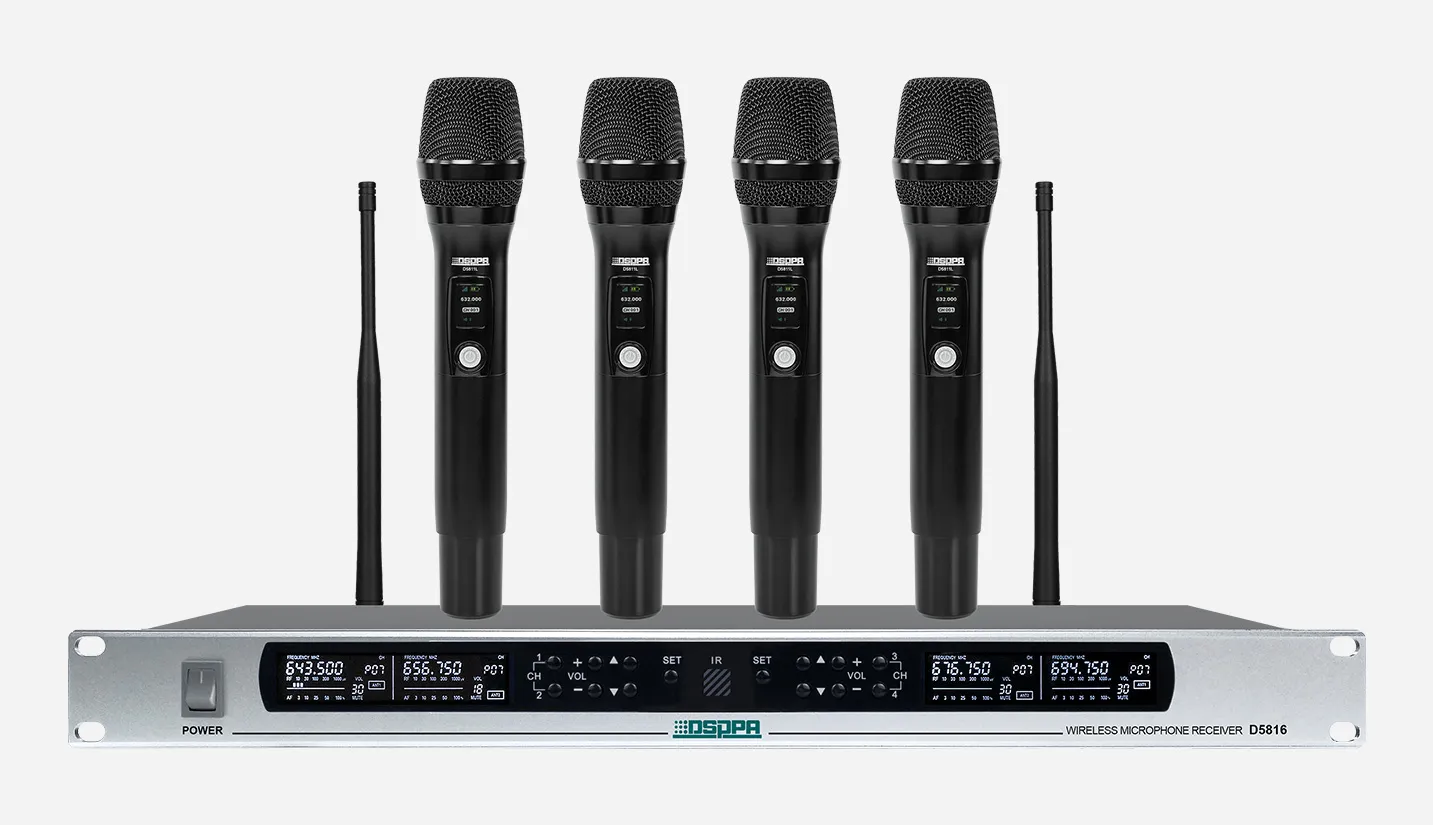 True Diversity UHF Wireless Microphone System
