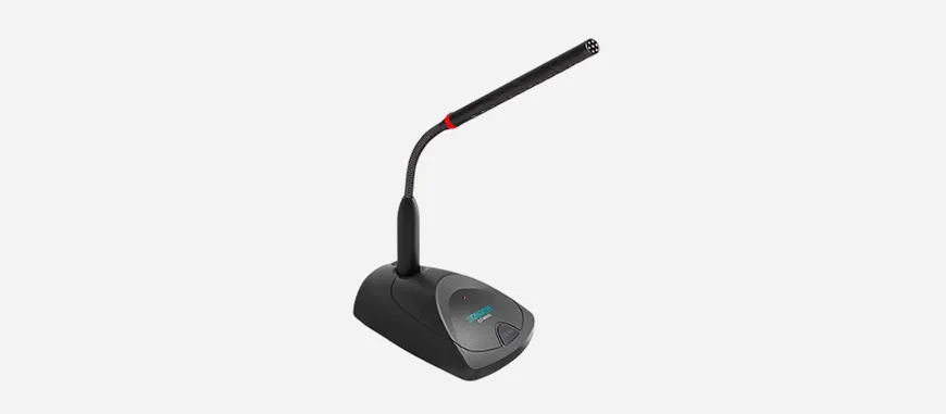 Networked Dante Desktop Gooseneck Microphone