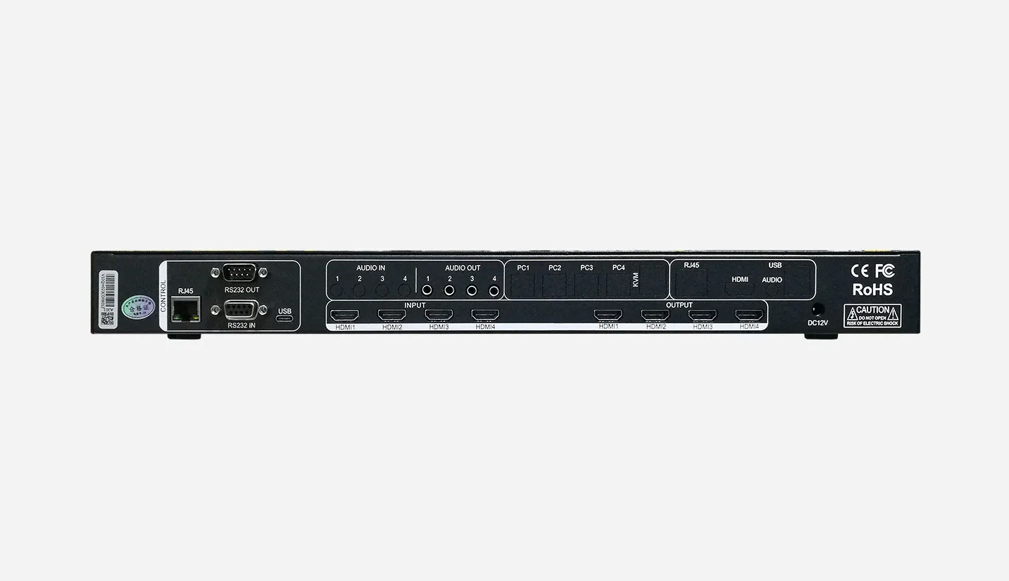 4x4 professional AV matrix router