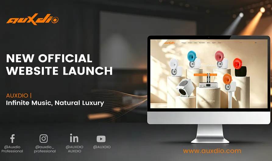 AUXDIO | Unveils Revamped Official Website: Elevating Immersive Entertainment Audio Experiences