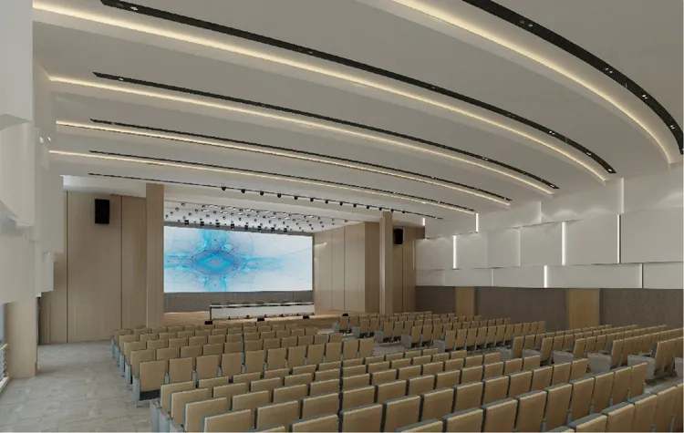 Integrated Professional Audio, AV and Lighting Solution for Small Multi-Functional Halls