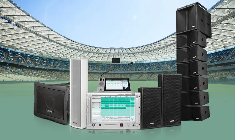 Professional Sound Reinforcement & IP Audio Network Solution for Stadiums